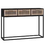 thumbnail of vidaXL Konsolentisch Schwarz 105x30x75 cm Holzwerkstoff und Eisen