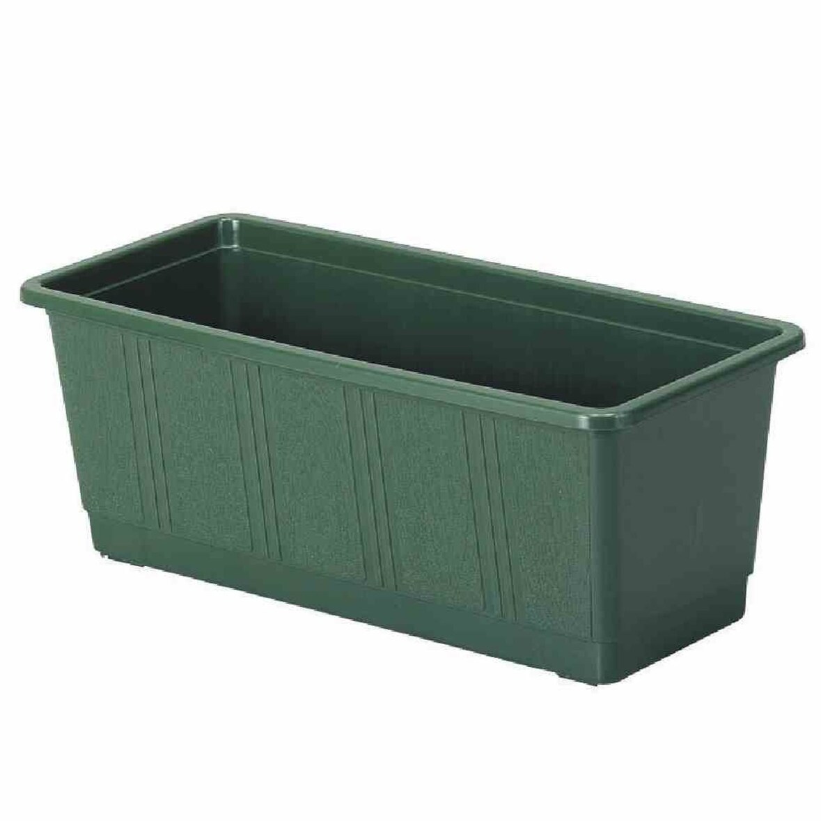 Blumenkasten Standard 80 x 17,5 cm dunkelgrün eckig Grün