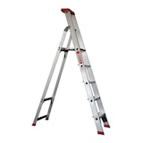 thumbnail of Stehleiter 5 Stufen Profi 203x58x16cm Alu SZAGATO 5 Stufen Leiter Alu Stehleiter 5-stufig Bockleiter 5 Stufen Haushaltsleiter 5 Stufen Alu-Stehleiter
