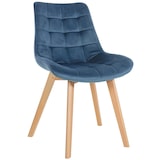 thumbnail of Sedia Brook Velvet blu
