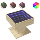 thumbnail of vidaXL LED-Couchtisch Sonoma Eiche 50x50x45 cm Holzwerkstoff