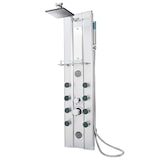 thumbnail of tectake Panneau de douche en aluminium avec 10 jets de massage  Argent