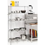 thumbnail of Royal Catering Estantería de metal - 35 x 90 x 180 cm - negra