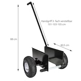 thumbnail of Rollwagen Plattenroller Plattenwagen mit Handgriff 275kg verstellbar P2 Stahl