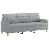 thumbnail of vidaXL 3-Sitzer-Sofa Hellgrau 180 cm Stoff