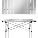 thumbnail of tectake Camping Klapptisch aus Aluminium inkl. Tasche 70x70x70cm 70 x 70 x 70 cm Grau