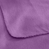 thumbnail of Polar Fleecedecke 130x160 OEKO-TEX ca. 400g Gewicht, mit Antipilling & Kettelrand - Farbe lila violett