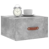 thumbnail of vidaXL Wand-Nachttisch Betongrau 35x35x20 cm