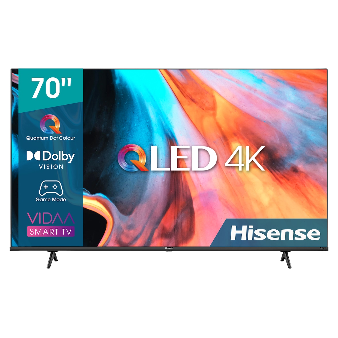 Hisense 70E78HQ - 70 Zoll (176,5 cm Bildschirmdiagonale) - 4K Smart-TV - HDR10/HDR10+ decoding/HLG - DTS Virtual