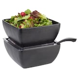 thumbnail of Aps-Slate- Coppa in melamina quadrata cm 19x19 h 9 nera