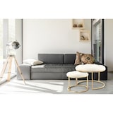 thumbnail of Hocker Dorothee 800 2er-Set Elfenbein / Gold