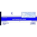 thumbnail of Lot de 10 Carnet à souche Quittances de loyer - 102 x 270 - 50 feuillets