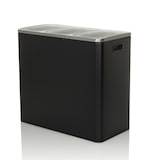 thumbnail of Afvalverzamelaar / afvalscheidingssysteem Clean 9 - 54L (3x18L) staal zwart hjh OFFICE