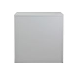 thumbnail of PROREGAL Aktenschrank ELEPHANT mit abschließbaren Schiebetüren | HxBxT 90x90x40cm | 2 Fachböden | Lichtgrau | Metallschrank Ordnerschrank Büroschrank