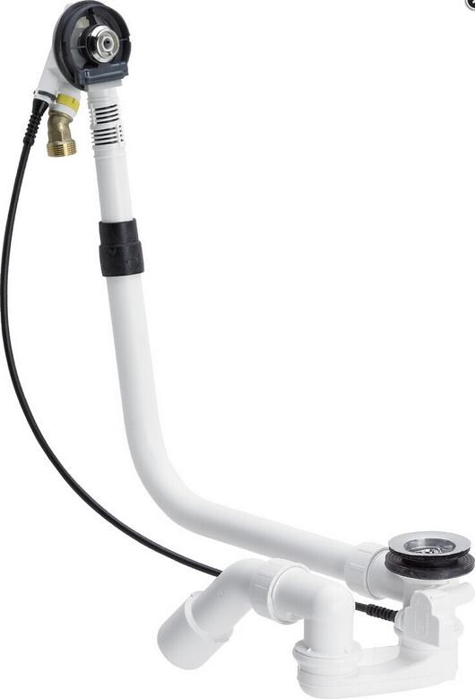 Viega Ab- + Überlaufg. Multiplex Trio 33mm flach 720mm DN40/50 Mittelanschluss