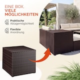 thumbnail of CASARIA® Polyrattan Auflagenbox Kissenbox Gartentruhe 318 L Braun