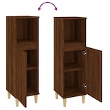 thumbnail of vidaXL Badschrank Braun Eichen-Optik 30x30x100 cm Holzwerkstoff