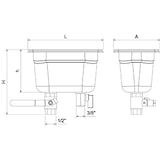 thumbnail of MOBINOX-Lavaporcionador de helados para encastrar 176x108x151 mm