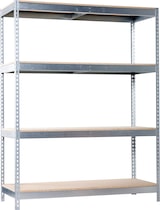thumbnail of SimonRack Estantería Industrial, 2000x2400x750 mm, 400 kg de Punto Flexión, 4 Estantes Madera, Estantería Garaje, Galva/Madera - Simonforte