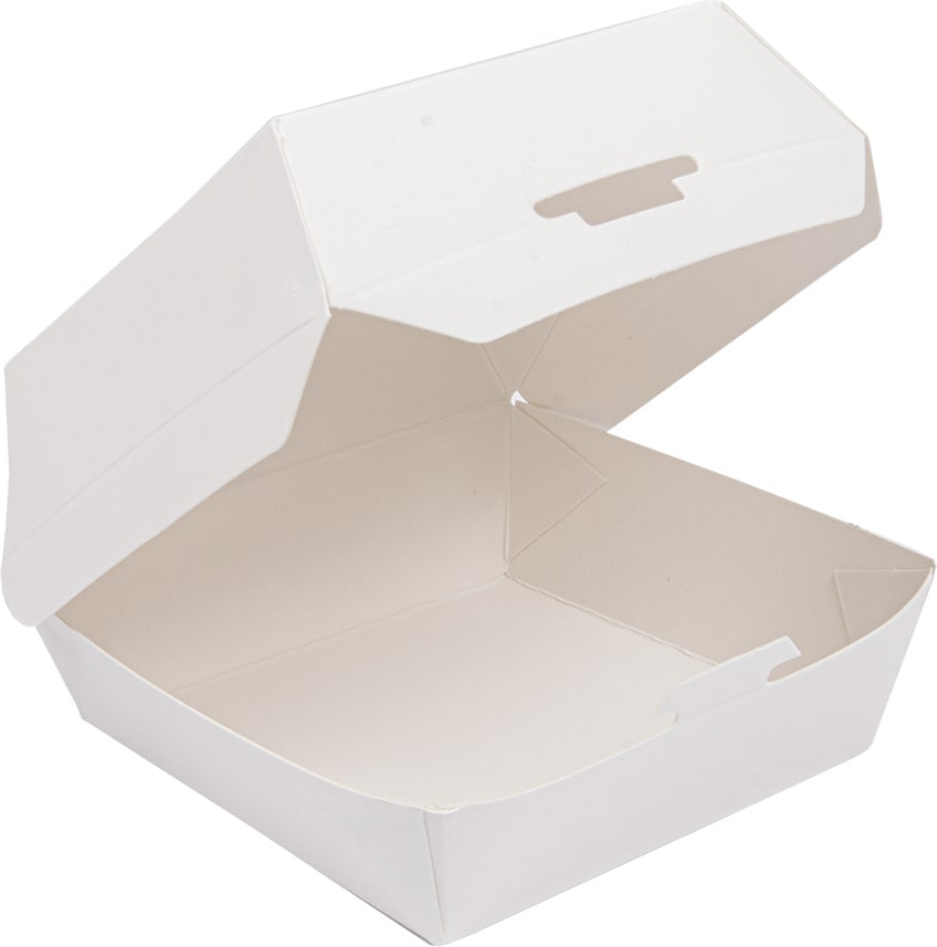 Conchas Mini Hamburguer 250 G/M2 7,3X7,7X5 Cm Branco Cartolina (500 ...