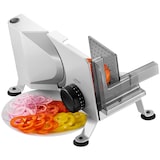 thumbnail of Ritter Libero 3 Elektrischer Metall-Allesschneider, Brotmaschine mit Wellenschliffmesser, Multischneider schräggestellt mit Rechtsanschlag, 65 Watt