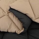 thumbnail of vidaXL Winterbettdecke Schwarz und Taupe 220 x 240 cm Mikrofaser