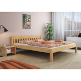 thumbnail of Ehebett Doppelbett 180x200 Massivholzbett Kiefer natur Futonbett ohne Rollrost 60.38-18 oR