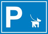 thumbnail of Hundeparkplatz Schild waagerecht A3 (297x420mm)