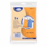 thumbnail of 250x Kleiderschutzhüllen Kleidersäcke 65 x 100 cm transparent