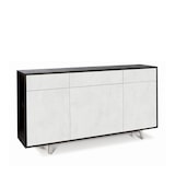 thumbnail of SARMOG MOBILE 3 ANTE 3 CASSETTI KIT L164 P41 H92 in truciolare nobilitato color ossido nero e ossido bianco