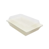 thumbnail of MONOUSO - Plastic PET Deksel Container 500ml 20x12,5cm (144 Stuks)