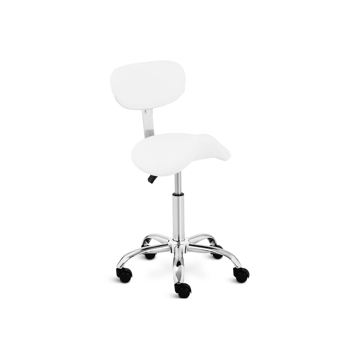 physa Sattelstuhl - 500 - 700 mm - 150 kg - Weiß
