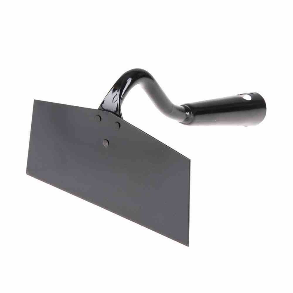 Unkrauthacke, aus Stahl in anthrazit, Arbeitsbreite: 16 cm, ohne Stiel, konische Dülle