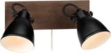 thumbnail of MARKSLÖJD Native Wandleuchte Schwarz Doppelt