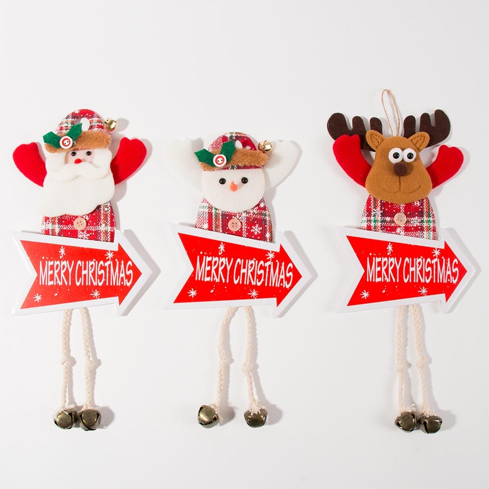 FELIZ NAVIDAD Decoración navideña 17x38cm
