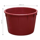 thumbnail of GILAC Baquet rond renforcé - de 110 L à 500 L - bordeaux - 225 L - Bordeaux G115144