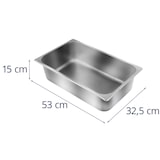 thumbnail of Royal Catering Lámpara calienta platos - 500 W - contenedor GN 1/1
