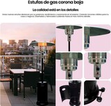 thumbnail of INFINITON Estufa de Gás Exterior PG-R02, Tipo Cogumelo, Butano/Propano, Sistema Anti-queda, Superfície de Aquecimento 16m²