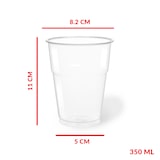 thumbnail of DOT Horeca Solutions 50 Bicchieri PET trasparenti monouso 350 ML tacca 0,3 usa e getta bicchiere acqua bevande birra cocktail drink