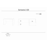 thumbnail of SARMOG SCRIVANIA L120 IN KIT in truciolare nobilitato color cemento