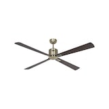 thumbnail of Ventilatore da soffitto CasaFan ECO NEO III 152 MA-NB/KI WIFI con motore in ottone anticato/pale reversibili in noce e ciliegio
