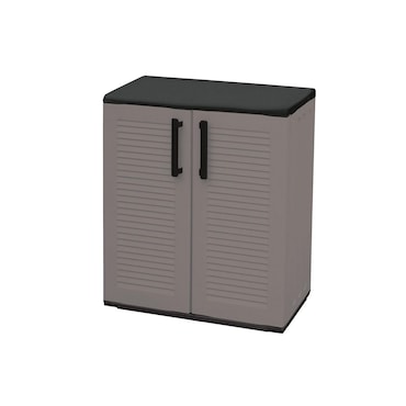 ArtPlast - Armadio portascarpe 68x37x84 cm in colore grigio scuro - Collezione EASY