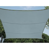 thumbnail of Sombreado velo, repelente de agua, 3.6 x 3.6 m, 160 g/m², poliéster, cuadrado, gris claro