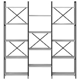 thumbnail of vidaXL Regal Grau Sonoma 156 x 25 x 167.5 cm Holzwerkstoff