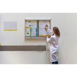 thumbnail of Bi-Office Schaukasten Exhibit für den Innenbereich, Innenseite magnetisch, 92.6 x 96.7 cm