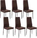 thumbnail of tectake Sedie da sala da pranzo in pelle sintetica - 401849