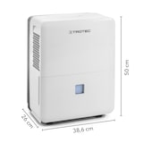 thumbnail of Trotec Luftentfeuchter TTK 96 E (max. 30 L/24h), geeignet für Räume bis 230 m³/90 m²