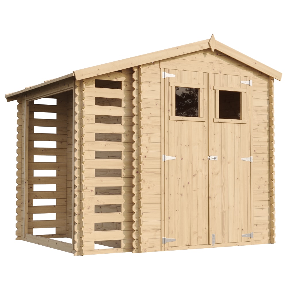 Caseta de jardín M386 – 256 x 200 cm – 5 m², sin suelo
