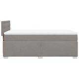 thumbnail of vidaXL Boxspringbett mit Matratze Taupe 90x200 cm Stoff