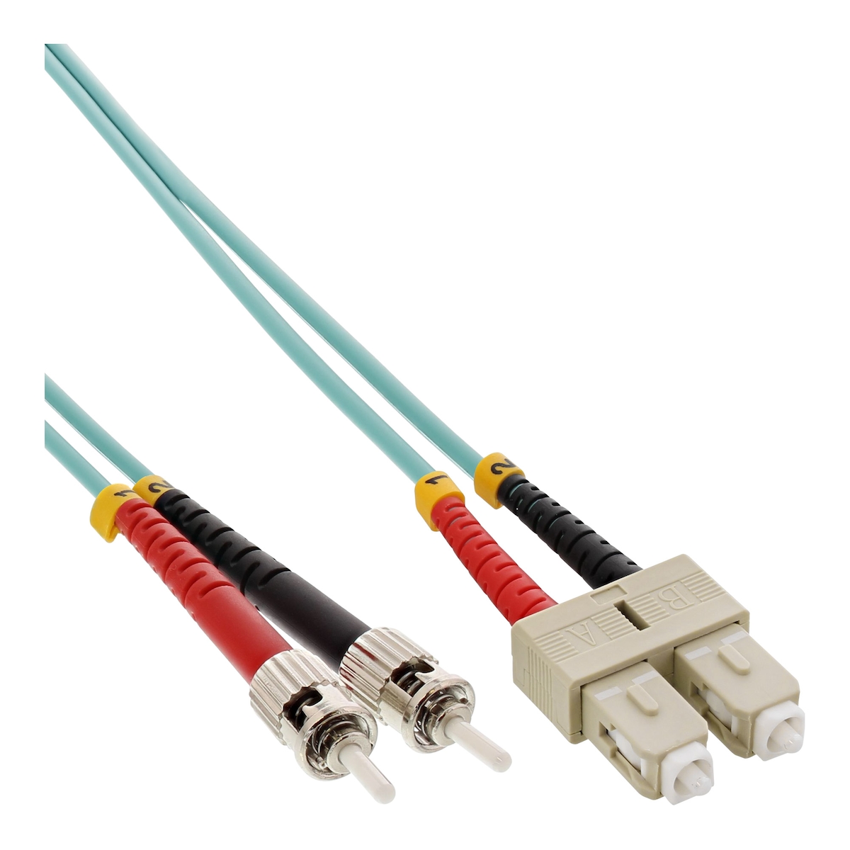 InLine LWL Duplex Kabel, SC/ST, 50/125μm, OM3, 5m